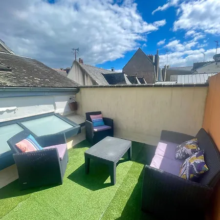 Daire Avec Terrasse Entre Centre-ville Et Plages De Concarneau